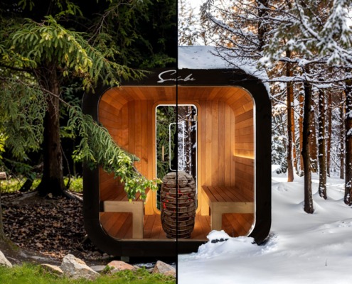 Exklusive Gartensauna für jede Jahreszeit
