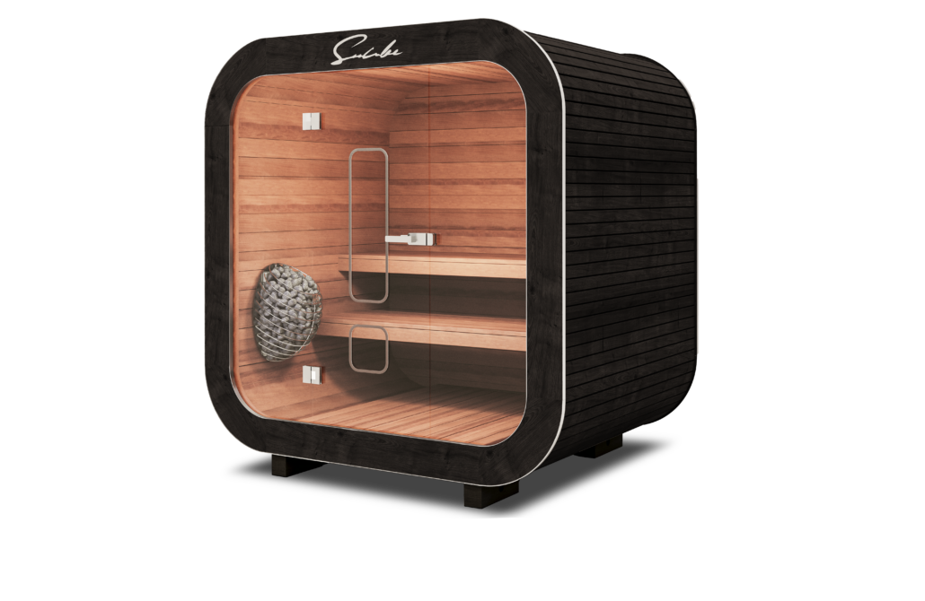 Suncube S Suncube Sauna Modell S als kompakte Gartensauna im modernen Design